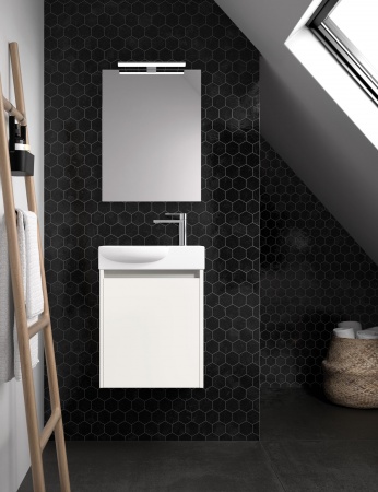 Meuble de salle de bains Lave Mains MINI Blanc