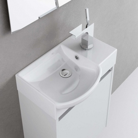 Meuble de salle de bains Lave Mains MINI Blanc