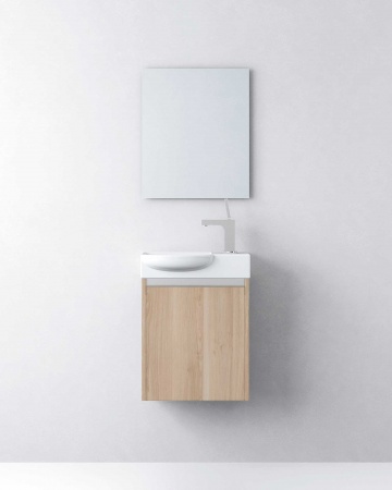 Meuble de salle de bains Lave Mains MINI Bois clair